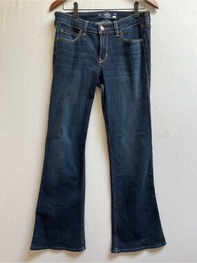 Hollister Dark Blue Low rise Bootcut Jeans 29R/ 8R
